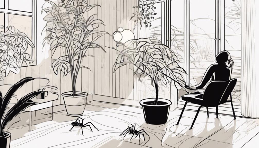 eliminate spiders naturally indoors